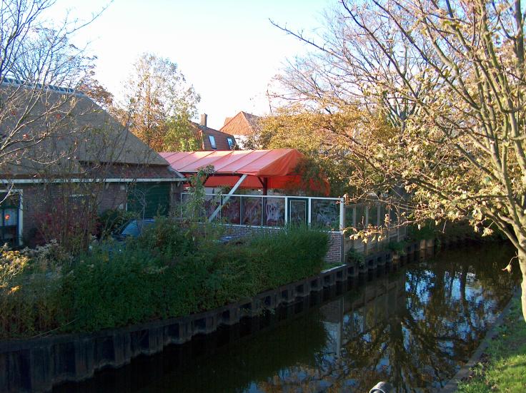 26-10-2004, Foto van de overkapping t.b.v. aanvraag tijdelijke bouwvergunning