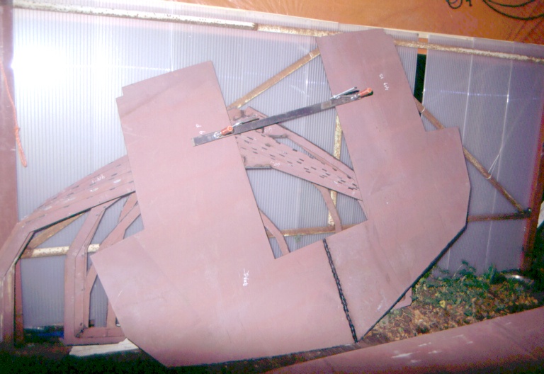 16-11-2004, Kajuitschot aan elkaar gelast