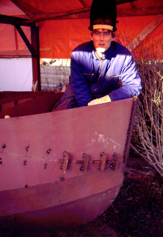 16-01-2005, Richard in het voorpiekje aan het lassen
