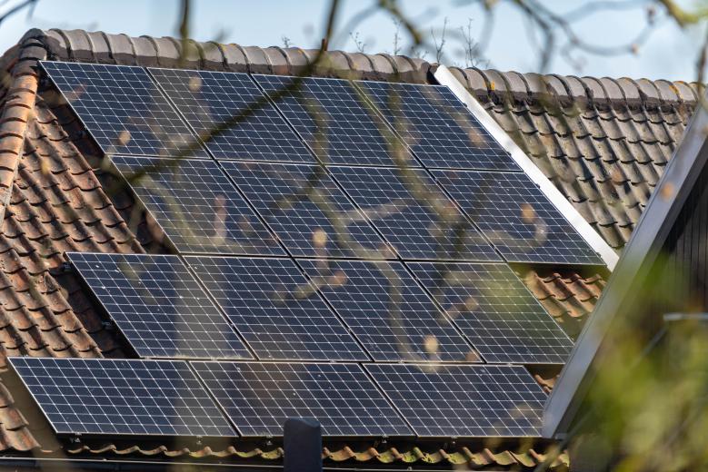 15 zonnepanelen op ons dak